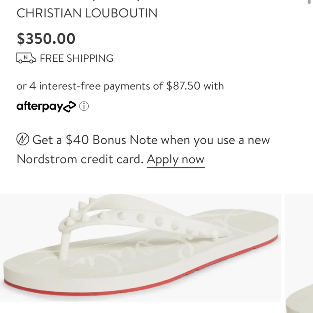 Authentic Christian Louboutin sandals